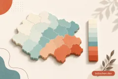 資料地圖該用哪種色階？viridis、YlGnBu 與 ColorBrewer 實戰指南