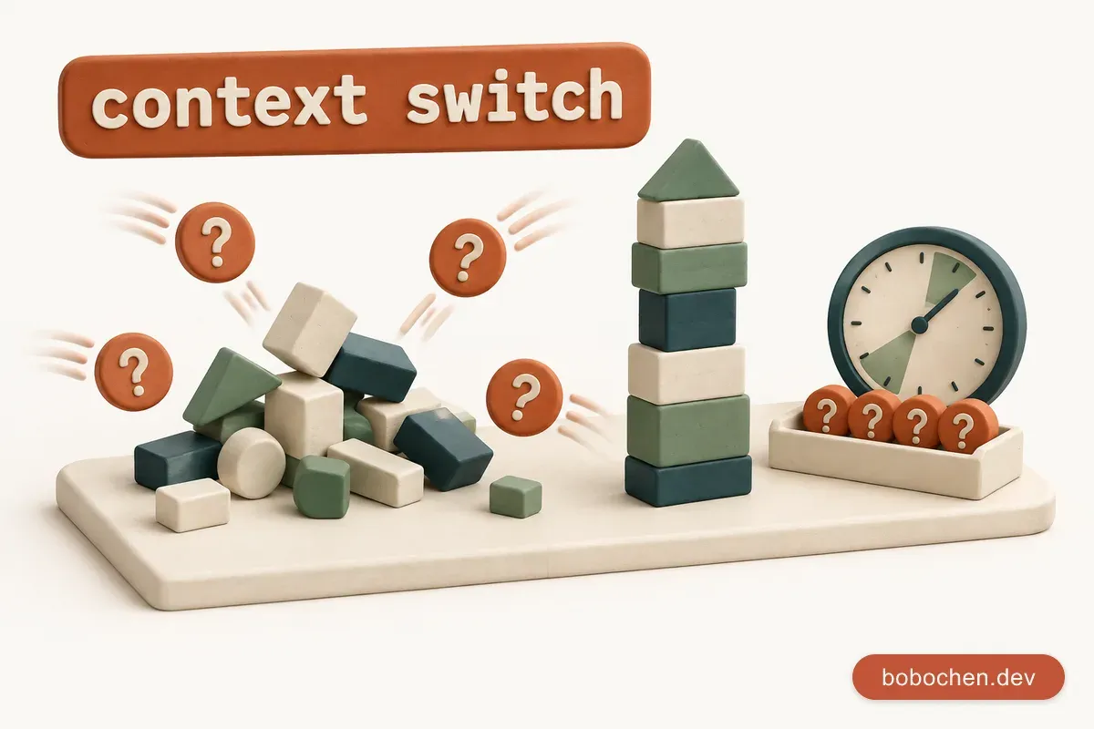 約定好「問問題時間」，幫團隊減少 context switch