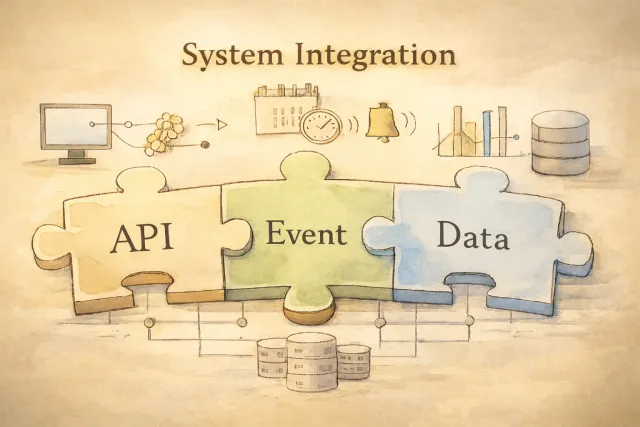 系統整合的藝術：API、Event、Data 三大整合模式